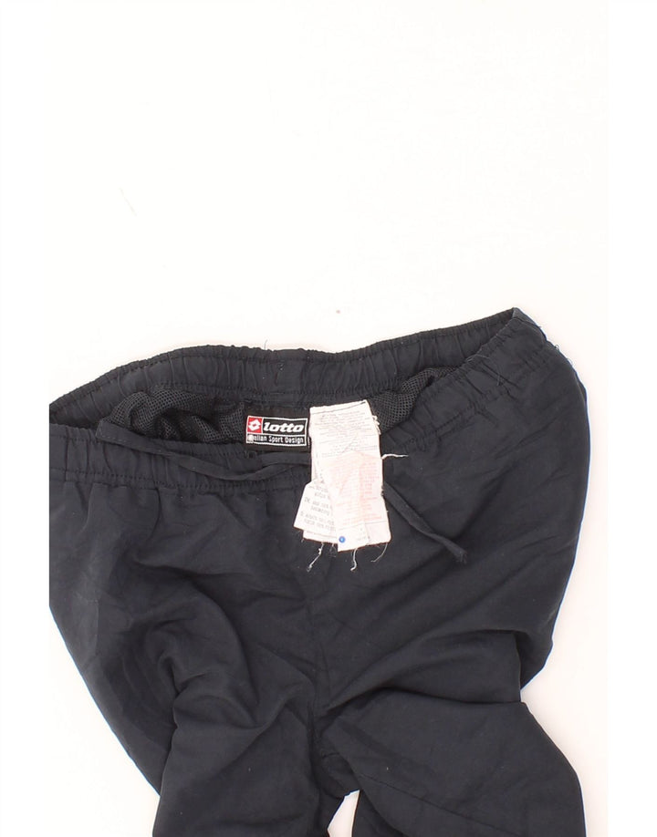 LOTTO Boys Tracksuit Trousers 11-12 Years Medium Navy Blue Polyester Vintage Lotto and Second-Hand Lotto from Messina Hembry 