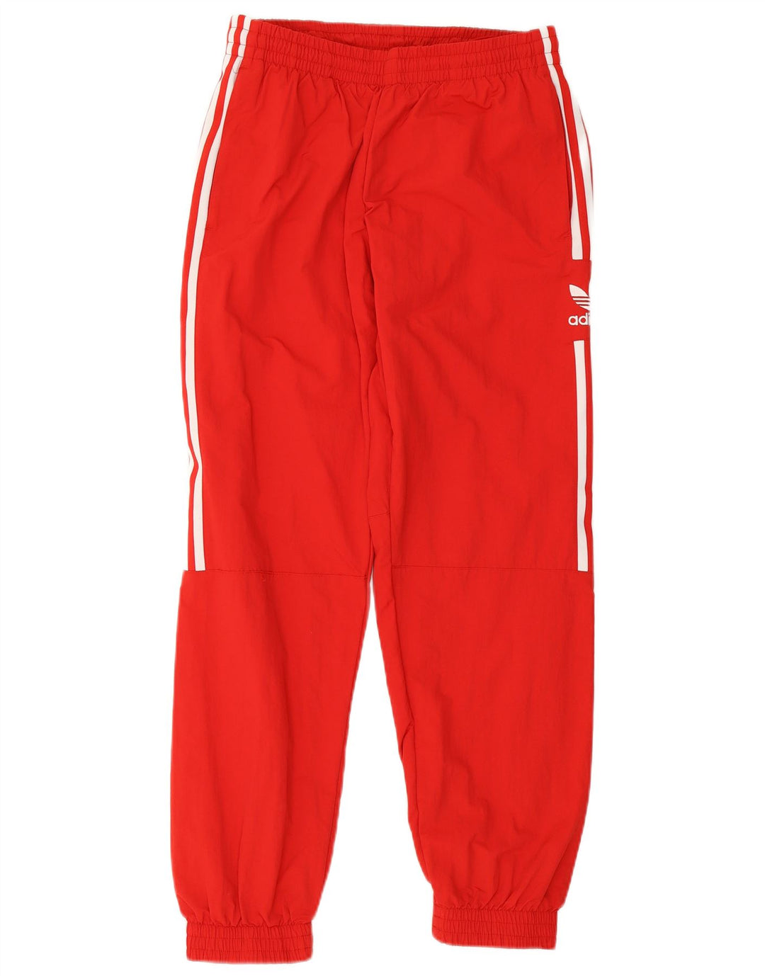 Adidas Herren-Trainingshose, Jogginghose, mittelrotes Nylon