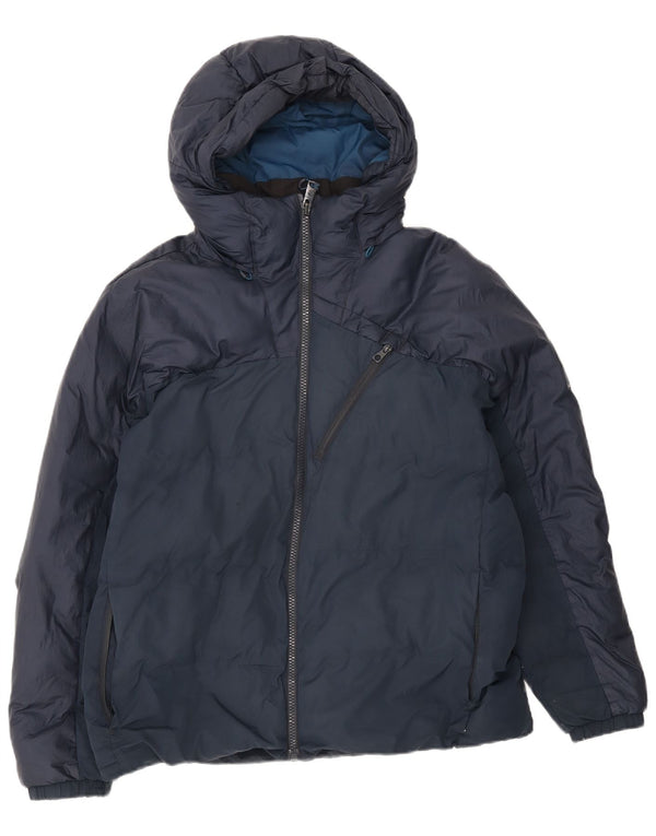 Timberland Veste matelassée à capuche pour homme UK 42 XL Bleu marine Nylon