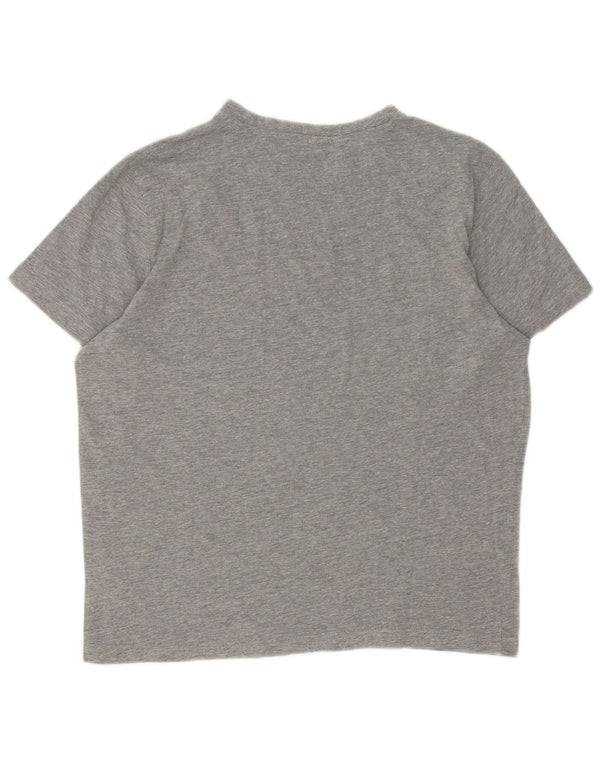 T-shirt uomo Kappa Top Large in cotone grigio