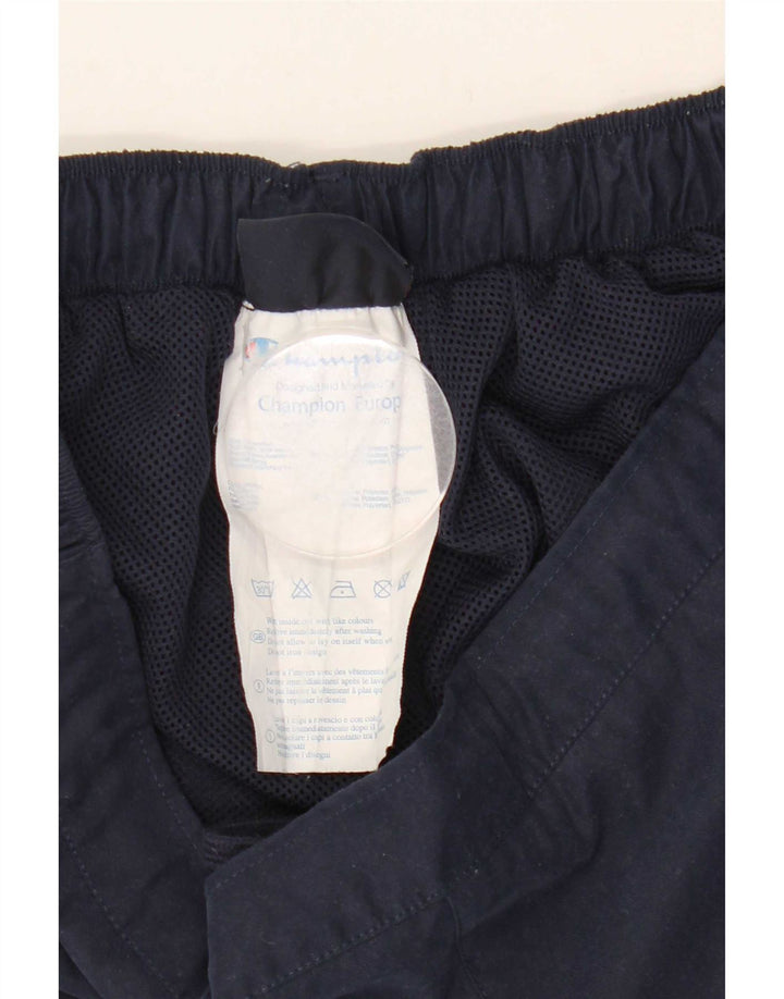 Champion Womens Tracksuit Trousers UK 12 Medium  Navy Blue Polyester
