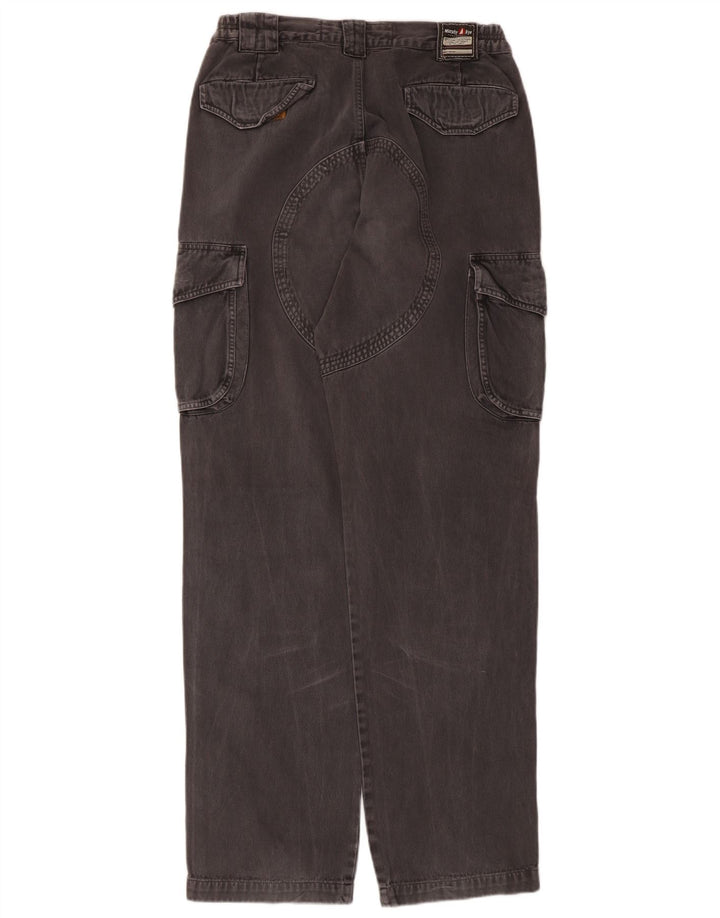 Murphy & Nye Mens Cargo Trousers W31 L33 Grey Cotton