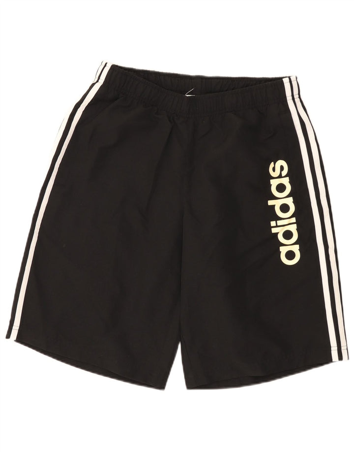 Adidas Herren Climalite Graphic Sport Shorts Medium Schwarz Polyester