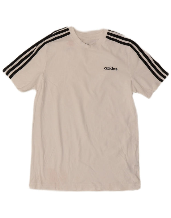 Maglietta Adidas Ragazzo Top 13-14 Anni Cotone Bianca
