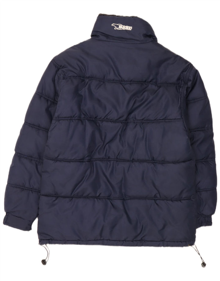 Giacca imbottita reversibile da uomo Bear UK 38 media blu navy in poliammide