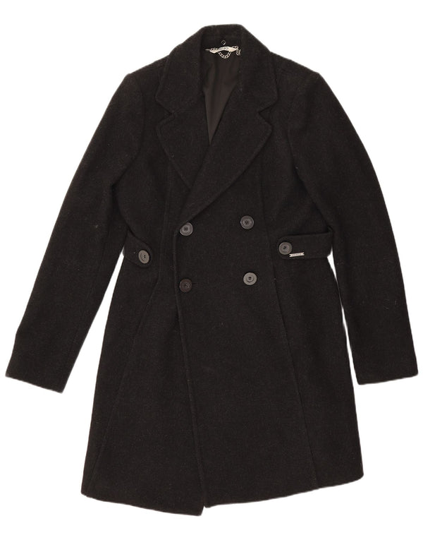 Cappotto Doppiopetto Uomo Liu Jo IT 46 Small Nero Lana