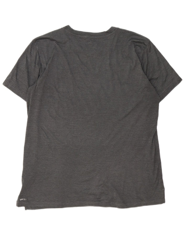 Puma Mens Graphic T-Shirt Top Medium Grey Polyester
