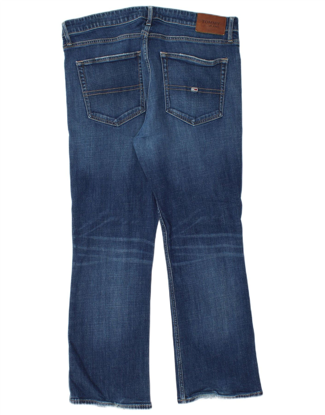 TOMMY HILFIGER Herre Bootcut Jeans W36 L28 Blå Bomuld