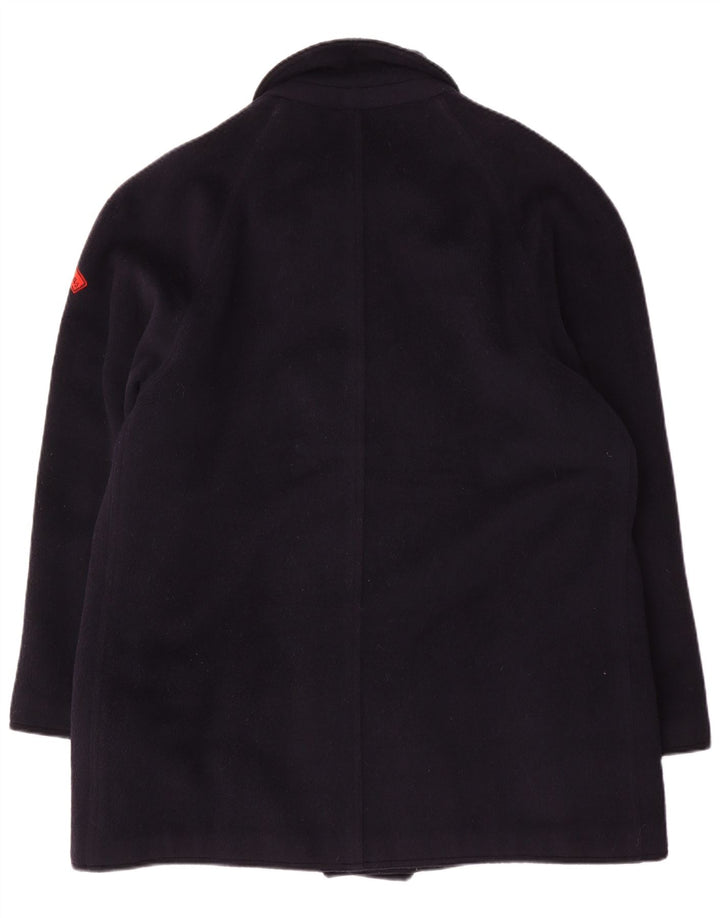 Les Copains Ανδρικό παλτό με διπλό στήθος IT 48 Medium Navy Blue Cashmere