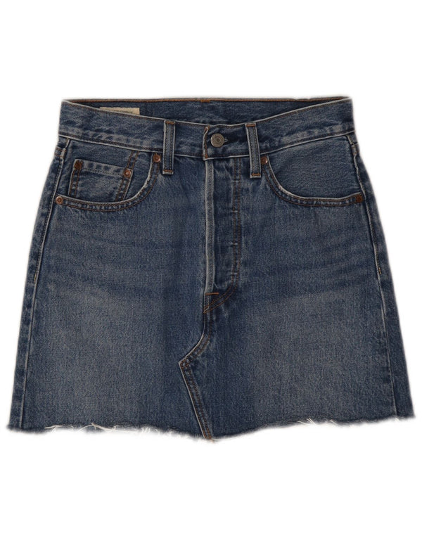 Γυναικεία τζιν φούστα Levi's W24 XS Μπλε βαμβακερή
