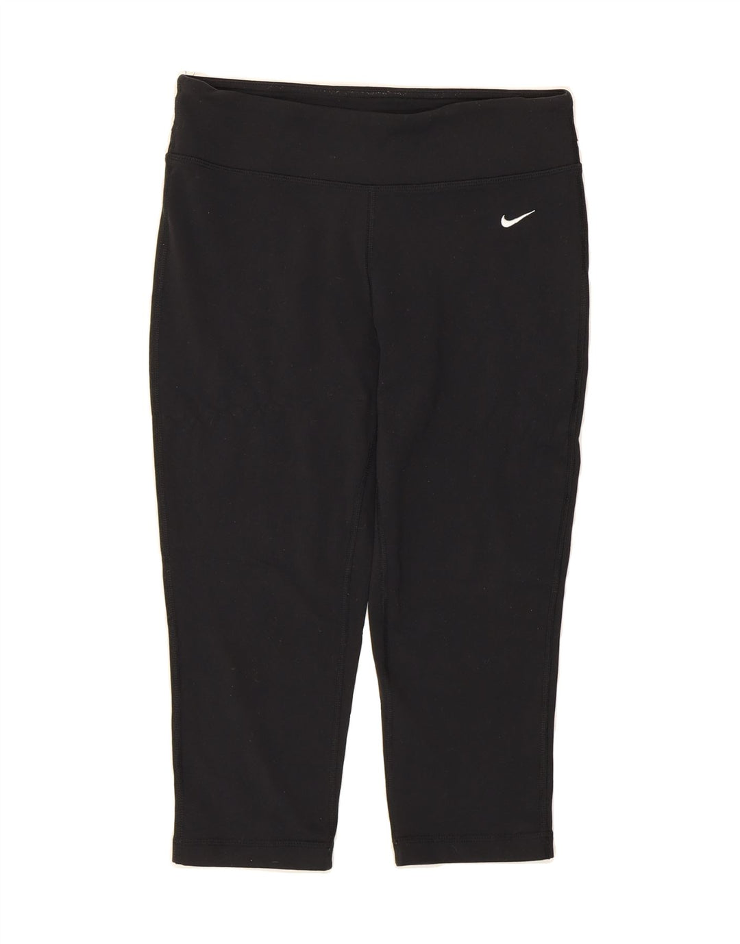 NIKE Womens Dri Fit Capri Leggings UK 12 Medium  Black Vintage Nike and Second-Hand Nike from Messina Hembry 
