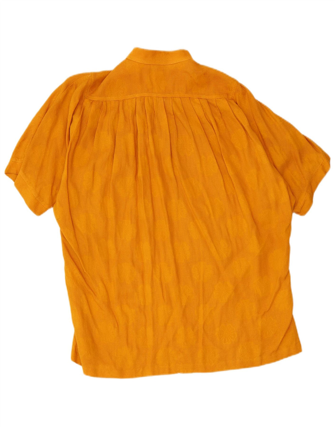 Camicetta pullover da donna vintage EU 40 giallo medio floreale