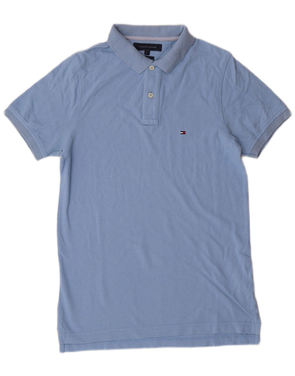 Tommy Hilfiger Mens Polo Shirt Small Blue Cotton