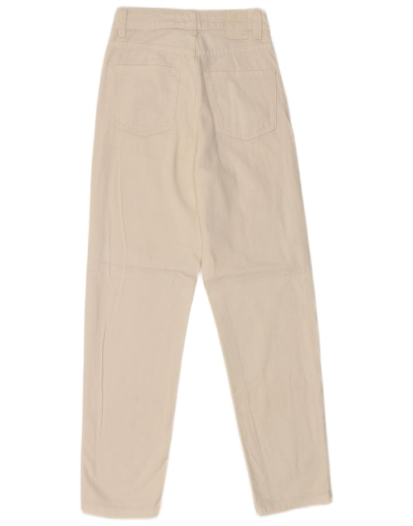 Женские зауженные джинсы с высокой талией Zara EU 32 2XS W22 L27, белые