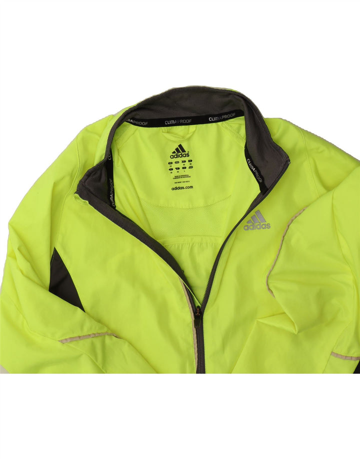 ADIDAS Mens Tracksuit Top Jacket UK 12 Medium Green Colourblock Polyester Vintage Adidas and Second-Hand Adidas from Messina Hembry 
