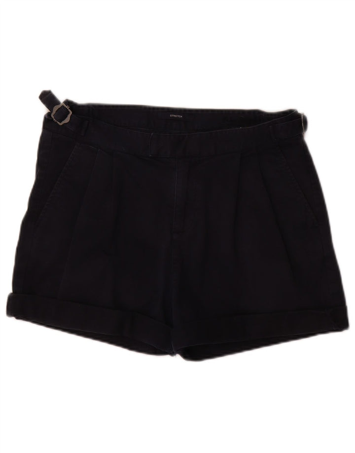 WOOLRICH Womens Pegged Chino Shorts W29 Medium Navy Blue