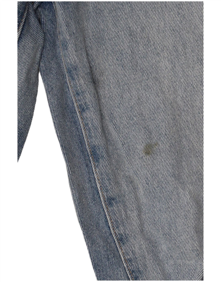 Roxy Womens Distressed High Waist Jeans W26 L30 Blue Cotton