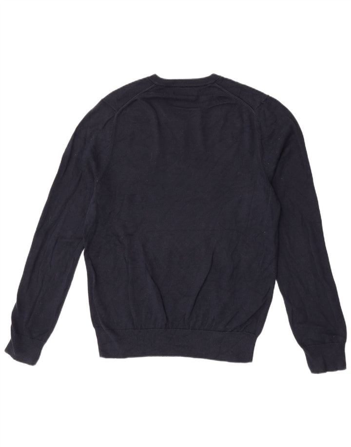 Marks & Spencer Herre V-hals sweater Medium marineblå bomuld
