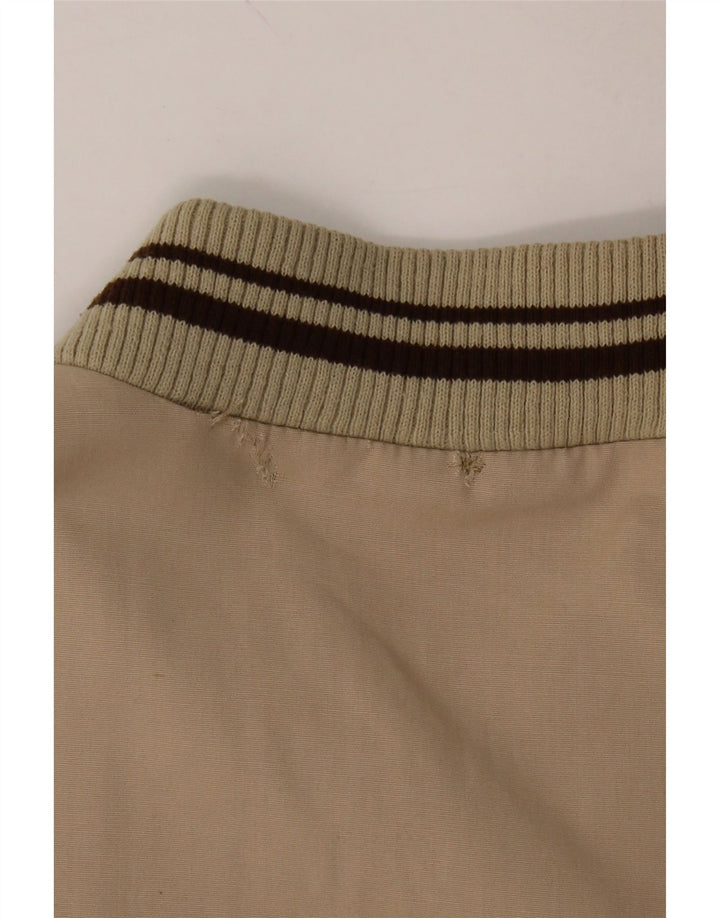 VINTAGE Mens Bomber Jacket IT 52 XL Beige Polyester Vintage Vintage and Second-Hand Vintage from Messina Hembry 