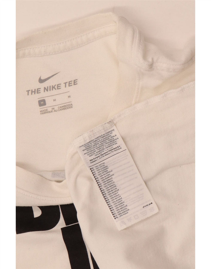 Nike Herren-T-Shirt mit Grafik, mittelweiße Baumwolle