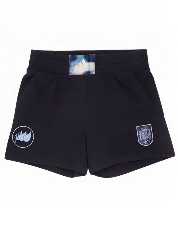 Adidas Herre grafiske sportsshorts UK 8/10 Small Navy Blue Bomuld