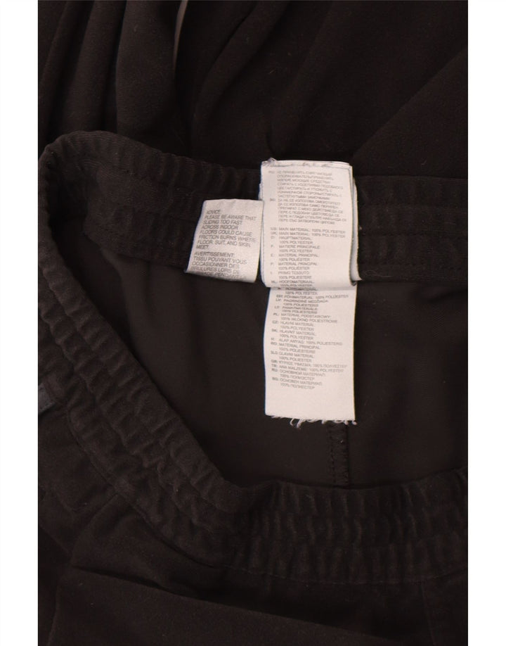 Pantaloni da tuta da uomo in velluto Adidas, pantaloni da jogging, poliestere nero medio