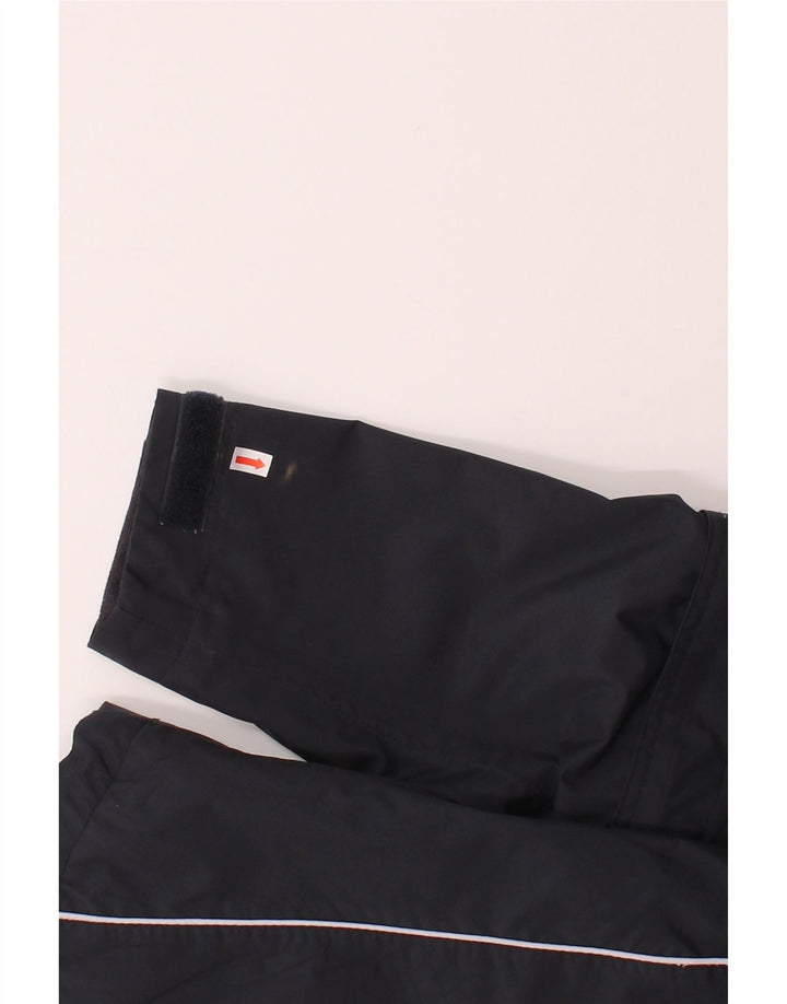 KARTEL Womens Rain Jacket UK 16 Large Black Polyester Vintage Kartel and Second-Hand Kartel from Messina Hembry 