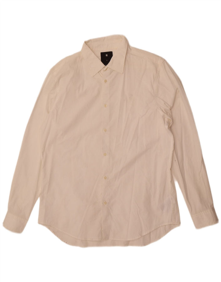 G-Star Mens Shirt XL White Cotton