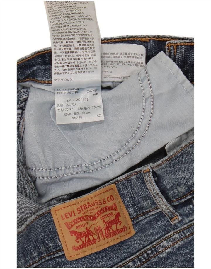 Levi's Dame Classic Bootcut Jeans US 6 Medium W28 L32 Blå Bomuld