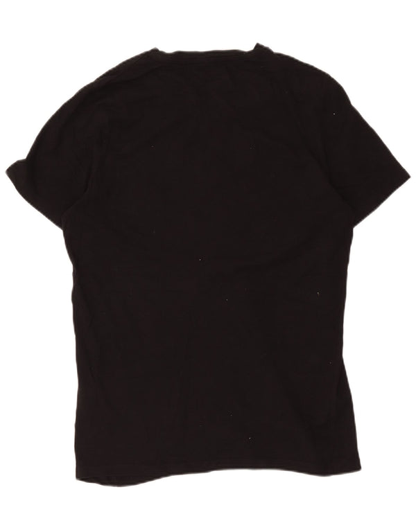 Jack & Jones Herre New York Grafisk T-Shirt Top Medium Sort Bomuld