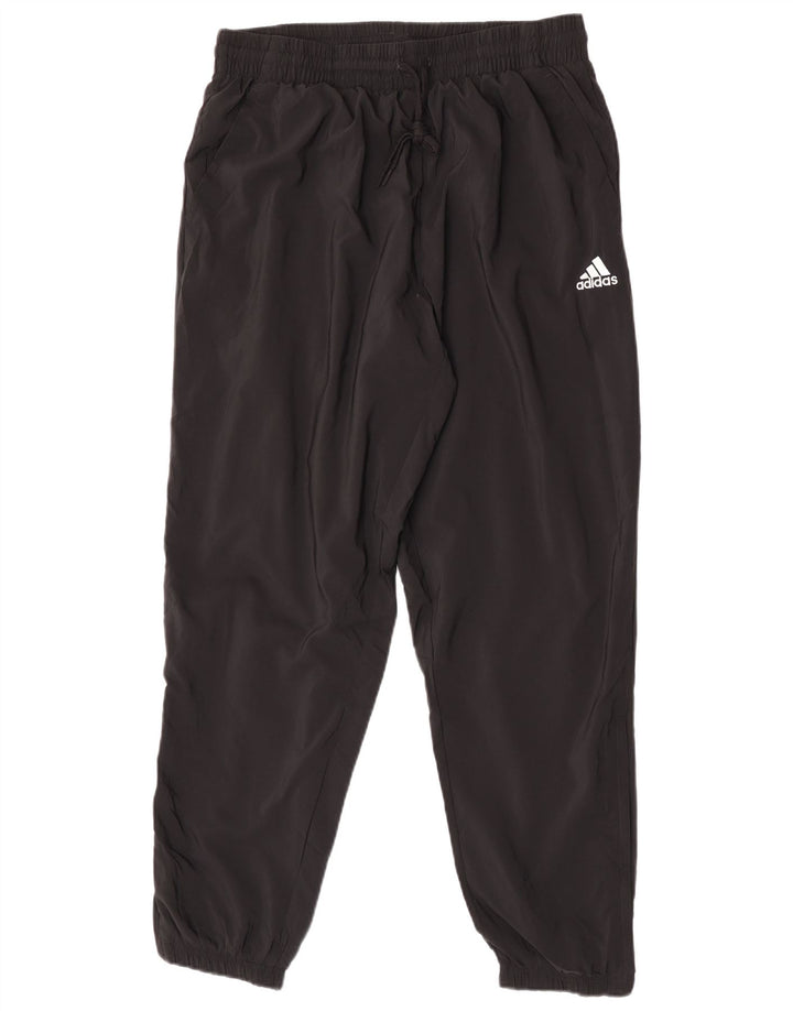 Adidas Mens Tracksuit Trousers Joggers Large  Black Polyester