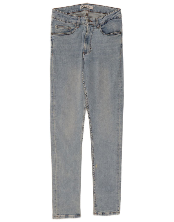 Zara Damen Skinny Jeans EU 38 Small W30 L31 Blau