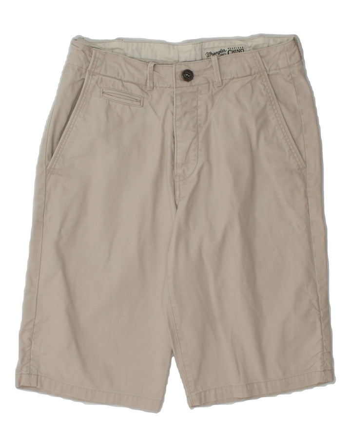 WRANGLER Mens Chino Shorts W29 Small Beige Cotton Vintage Wrangler and Second-Hand Wrangler from Messina Hembry 