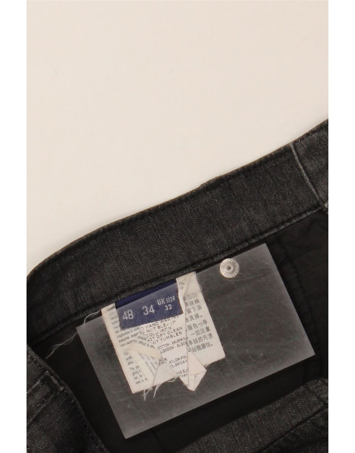 TRUSSARDI Womens Straight Jeans W32 L28 Grey Cotton Vintage Trussardi and Second-Hand Trussardi from Messina Hembry 