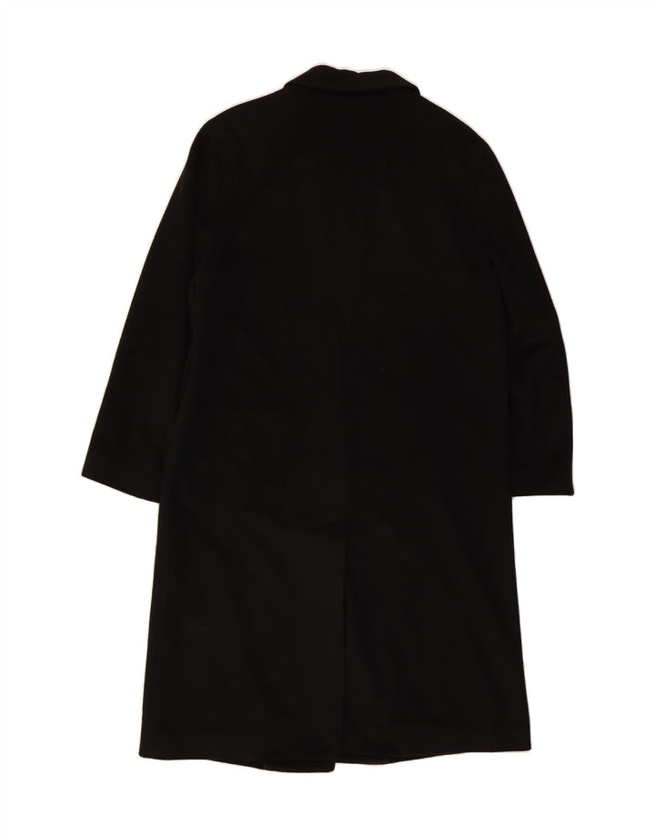 SCHNEIDERS Mens Overcoat UK 38 Medium Black Wool