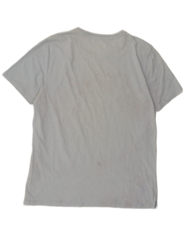 Fat Face Mens Graphic T-Shirt Top Large Blue Cotton