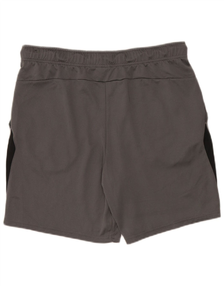 Nike Mens Dri Fit Standard Sport Shorts Large Grey Colourblock Polyester