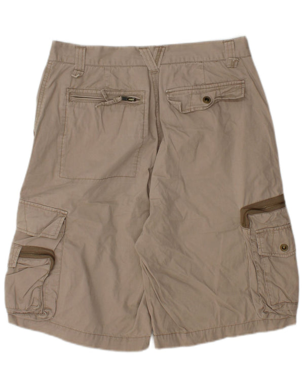 Celio Mens Cargo Shorts W38 XL Algodão Cáqui