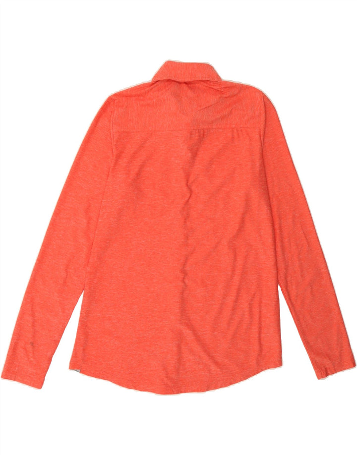 EDDIE BAUER Womens Shirt UK 10 Small Red Polyester Vintage Eddie Bauer and Second-Hand Eddie Bauer from Messina Hembry 