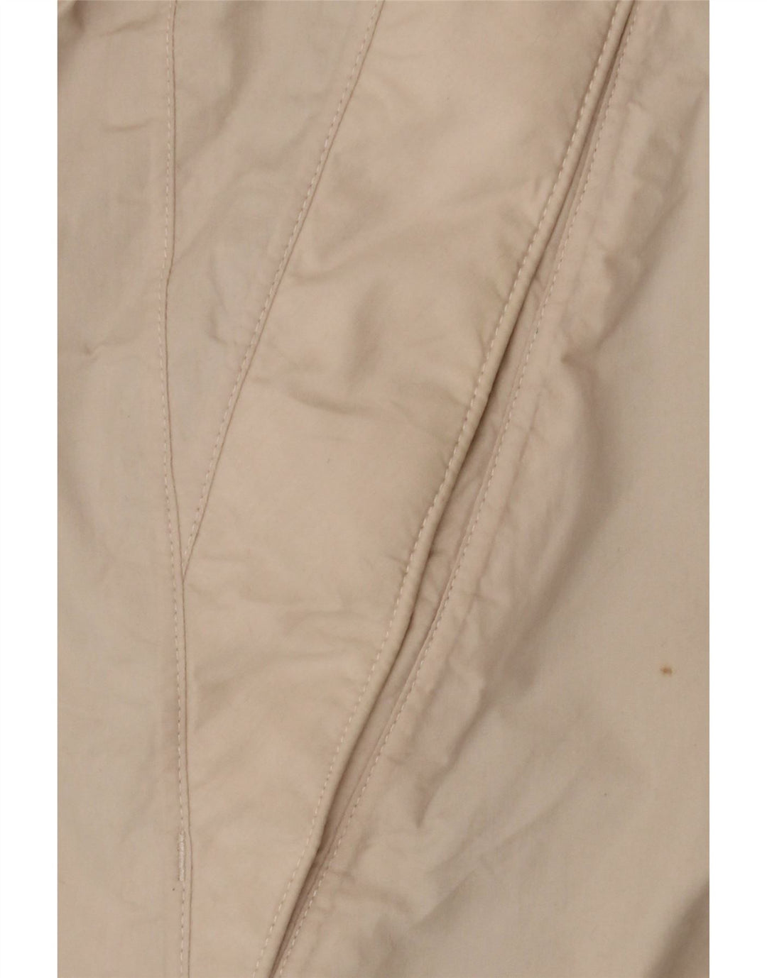 Timberland Mens Hooded Bomber Jacket UK 38 Medium Beige Cotton