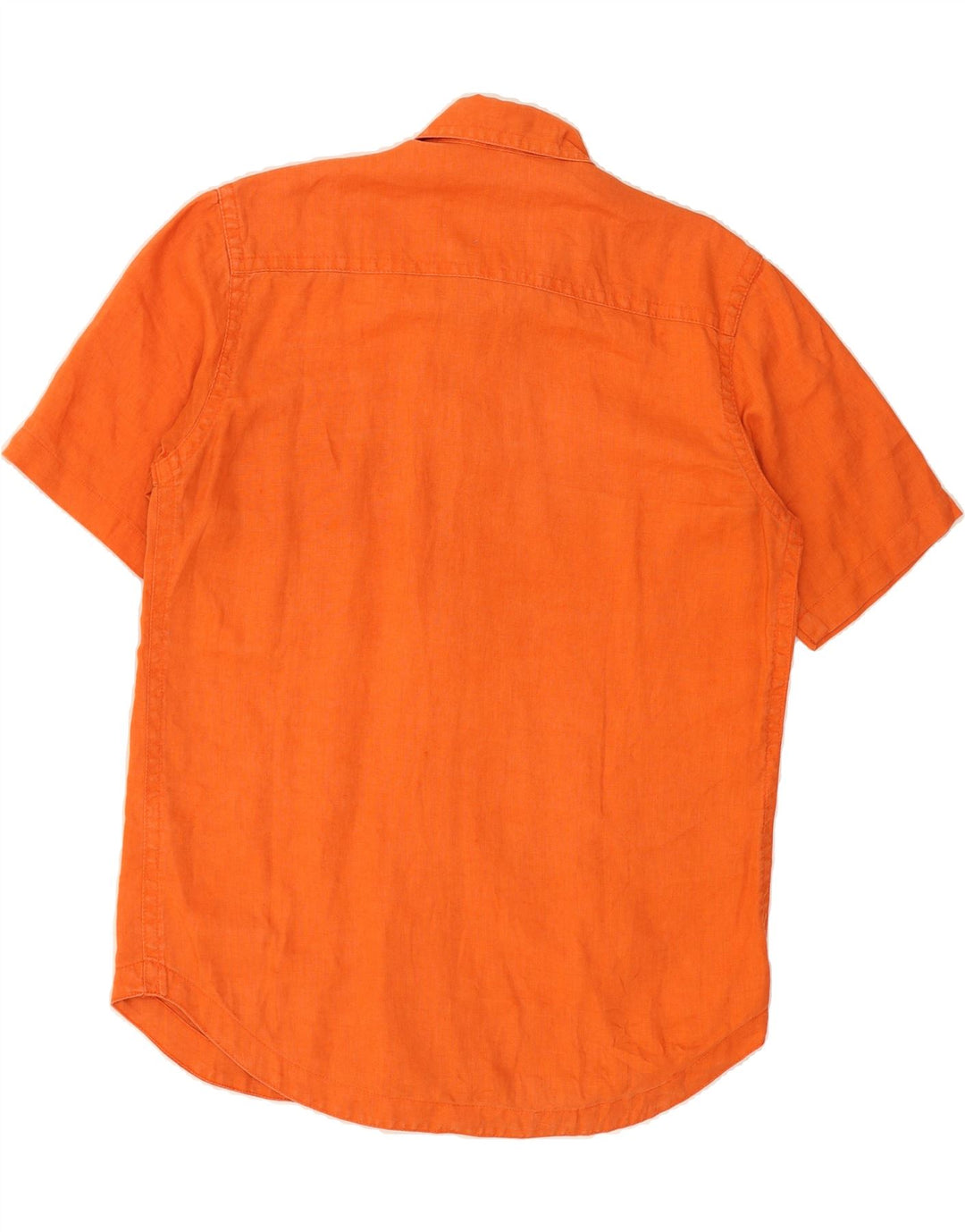 CALVIN KLEIN JEANS Mens Short Sleeve Shirt Small Orange Vintage Calvin Klein Jeans and Second-Hand Calvin Klein Jeans from Messina Hembry 