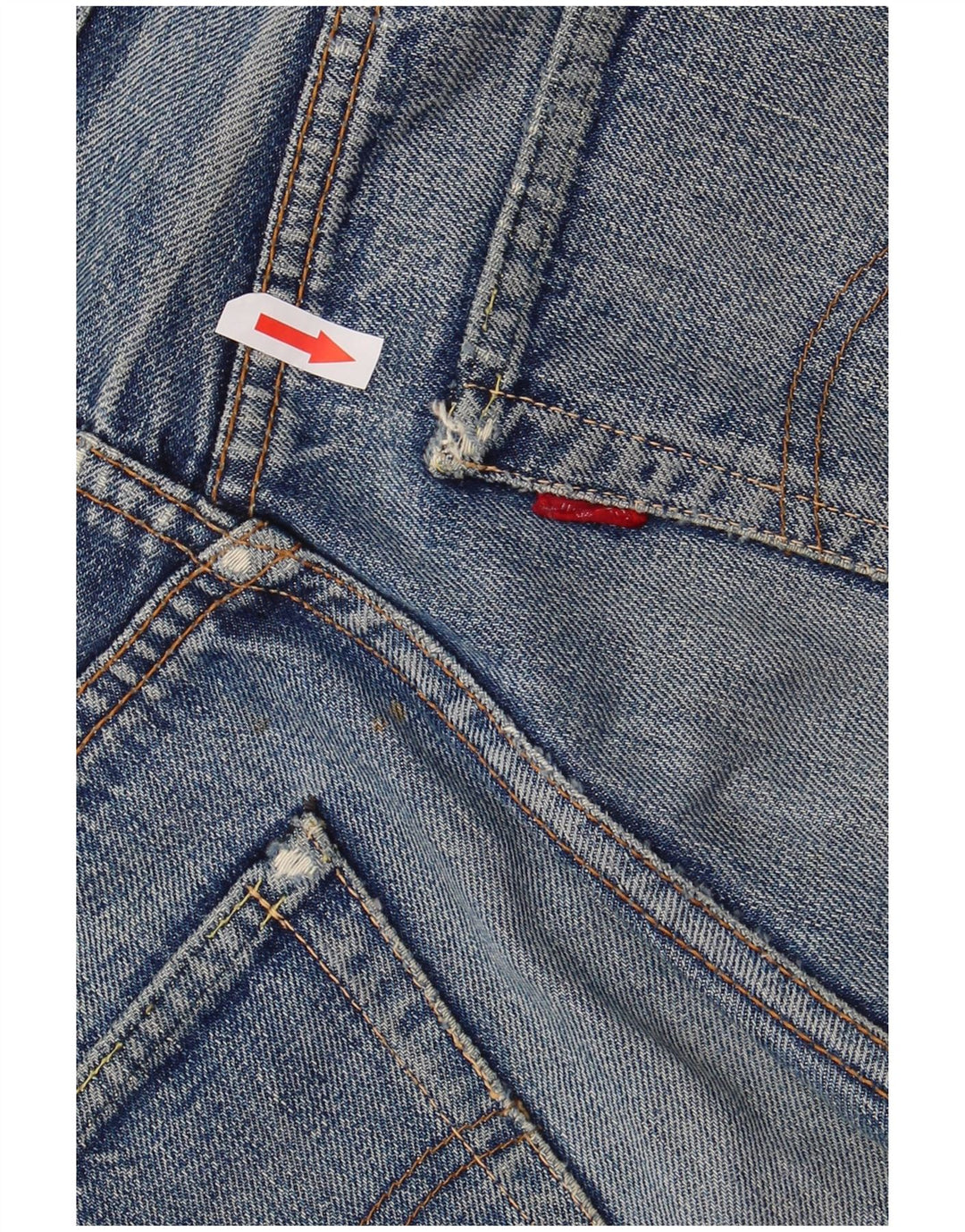 Levi's Damen Jeansshorts W28 Mittelblau