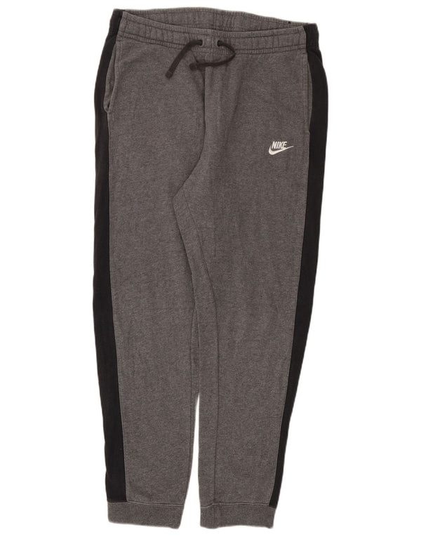 Pantaloni da tuta da uomo Nike Joggers Large in cotone color block grigio