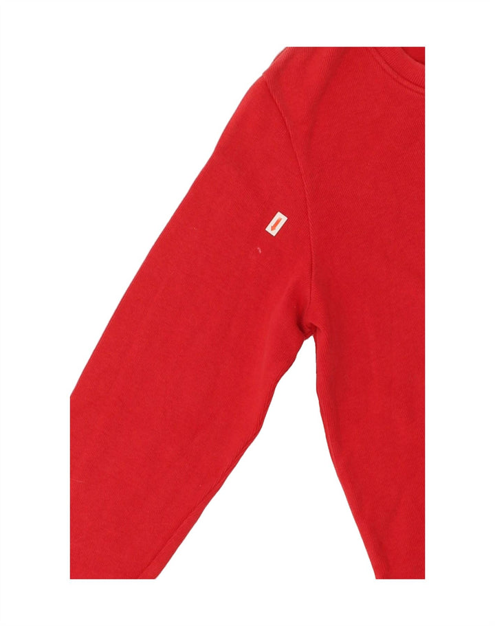 ORVIS Womens Sweatshirt Jumper UK 16 Large Red Cotton Vintage Orvis and Second-Hand Orvis from Messina Hembry 