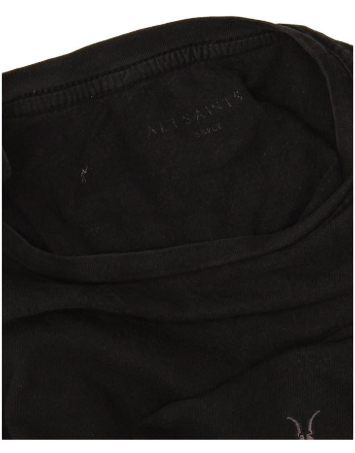 ALL SAINTS Herre T-Shirt Top Stor Sort