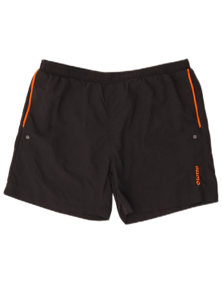 Lotto Mens Swimming Shorts Large Grey Polyester