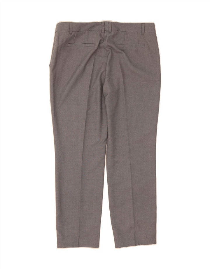 ESPRIT Womens Slim Chino Trousers UK 12 Medium W32 L27 Grey Polyester Vintage Esprit and Second-Hand Esprit from Messina Hembry 