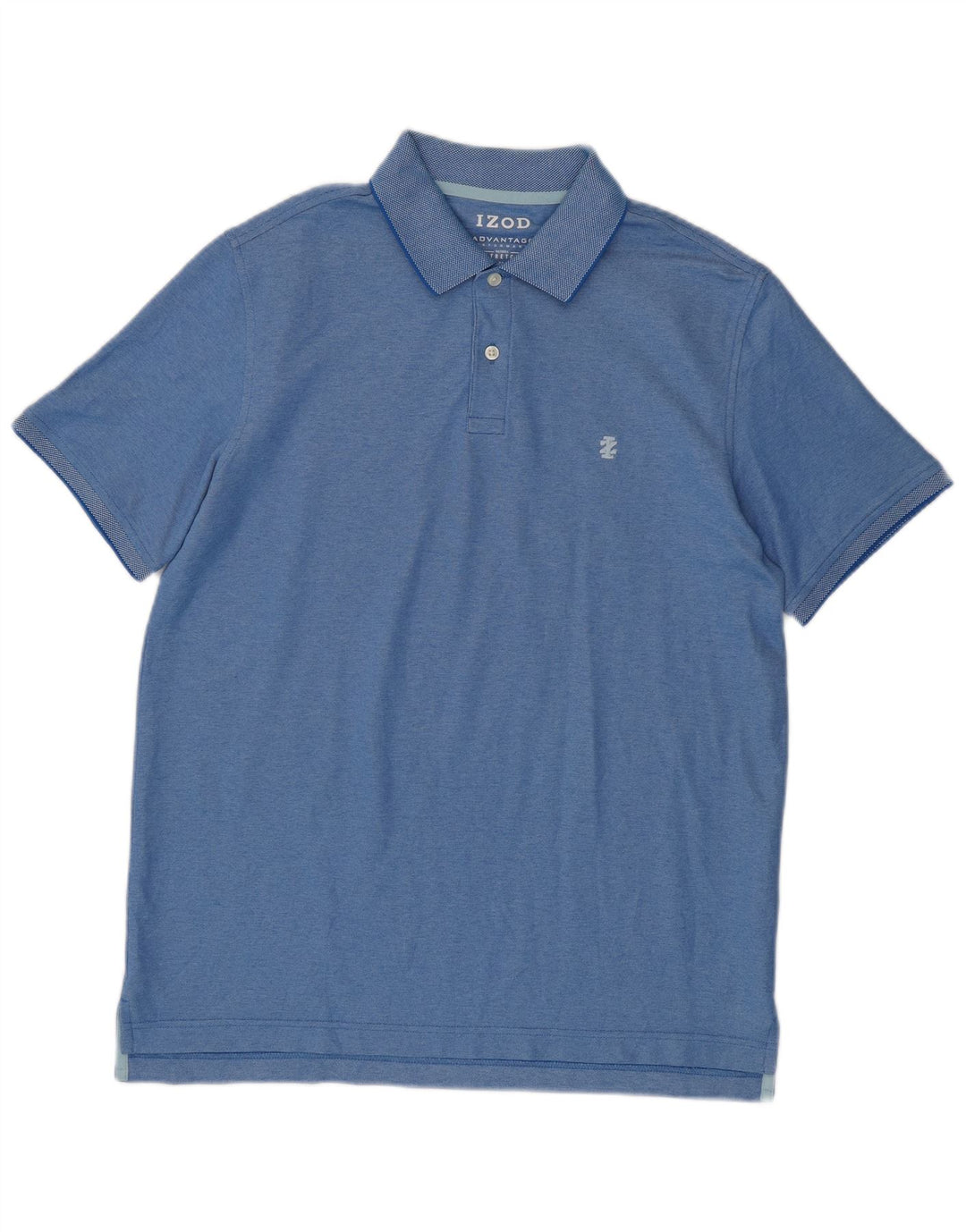 IZOD Poloskjorte til mænd Medium blå bomuld