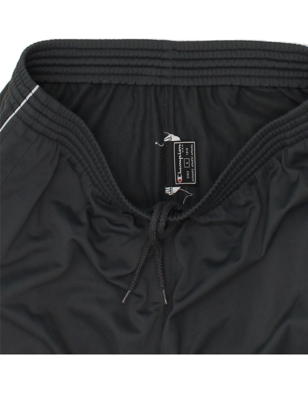 CHAMPION Mens Tracksuit Trousers Large Grey Polyester Vintage Champion and Second-Hand Champion from Messina Hembry 