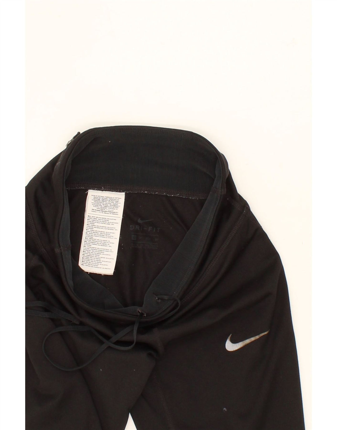 NIKE Womens Dri Fit Leggings UK 4 XS Black Polyester Vintage Nike and Second-Hand Nike from Messina Hembry 